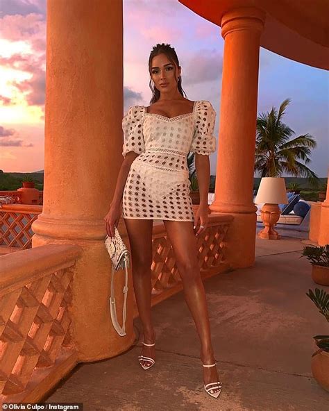 Olivia Culpo Stuns In White While In Mexico While Asking Is My Dress
