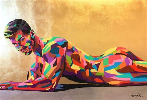 Nude Tanning Painting By Jason Ebrahimi Saatchi Art