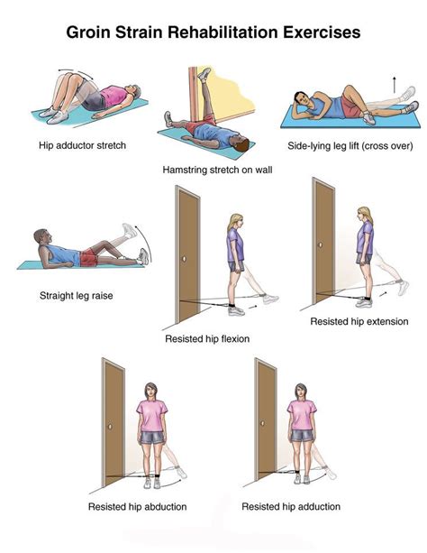 Groin Strain Rehabilitation Ouch Rehabilitation Exercises Exercise