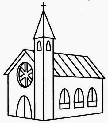 Dibujo De Iglesia Para Colorear Dibujos Cristianos Para Colorear