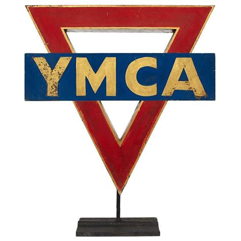 American Ymca Metal Sign At 1stdibs