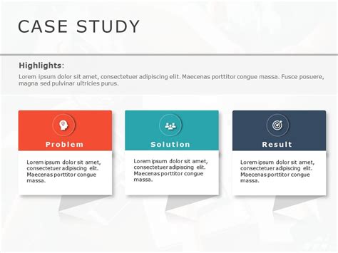 Animated Business Case Study Powerpoint Template