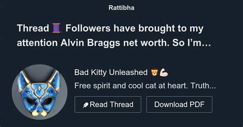 thread 🧵 followers have brought to my attention alvin braggs net worth so i m looking into it