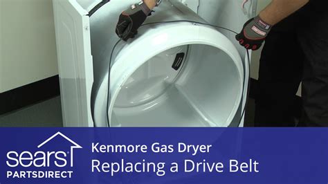 How To Replace A Kenmore Gas Dryer Drive Belt Youtube