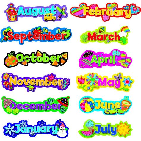 Pp Seasonal Months Of The Year Months In A Year Name Of Months