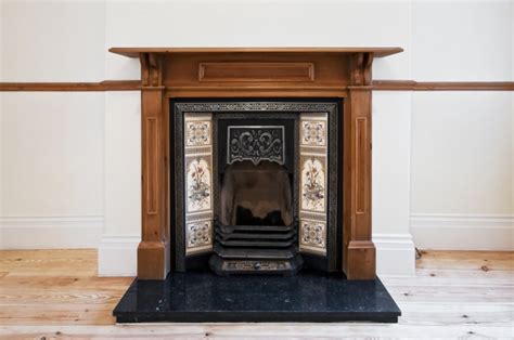 Victorian Wood Fireplace