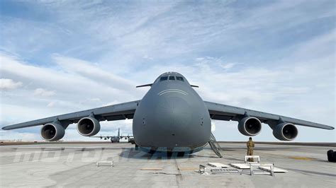 The Largest Aircraft In The Us Air Force C 5m Super Galaxy In Action