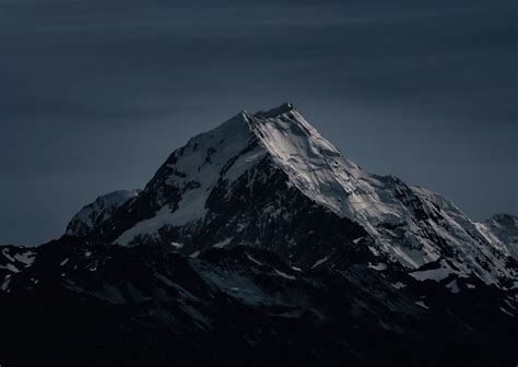 Download Mountain Summit At Night Royalty Free Stock Photo And Image