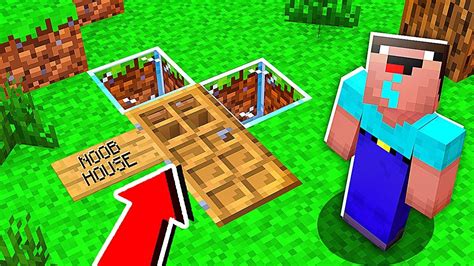 Minecraft Noob Vs Pro How Noob Build This Secret Underground House In