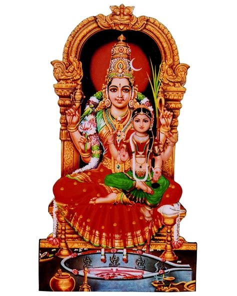 Buy Vils Goddess Shri Kanchi Kamashi And Bala Tripura Sundari Divine Holy