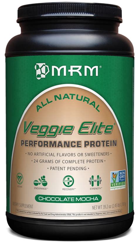 Mrm Veggie Elite Performance Protein Powder Chocolate Mocha 24g