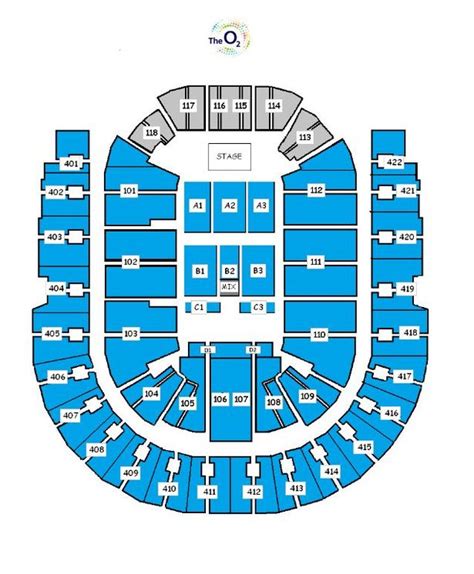 On the menu are fresh salads and pizzas straight. O2 Arena seating plan, capacity, where to park - the ...