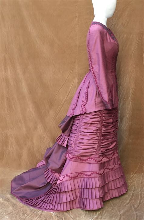 Victorian Dress 1880 Day Dress Walking Dress Etsy Italia