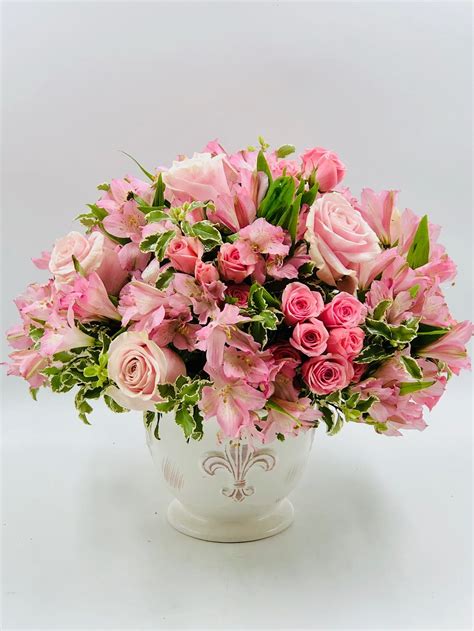 Magnificent Pink Rose And Alstroemeria Bouquet In Fairfax Va Fresh