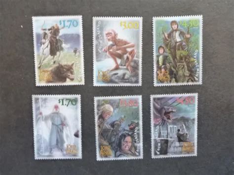 New Zealand 2022 Lord Of The Rings The Two Towers Set 6 Mint Stamps 22