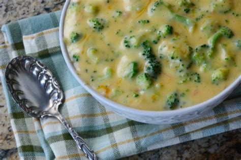 Quick And Easy 4 Ingredient Broccoli Cheese Soup