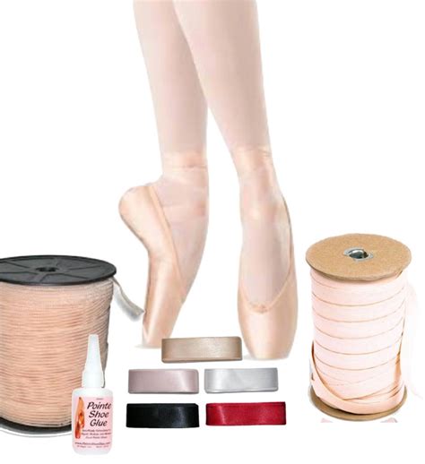 Pointe Shoetoe Shoe Ballet Ribbons And Elastics Pink Sold By The Roll