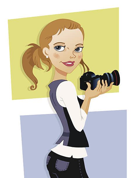 Royalty Free Woman Photographer Clip Art Vector Images And Illustrations