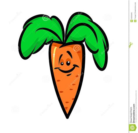 Carrots vegetable cartoon stock illustration. Illustration of carrots ...