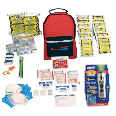 Ready America 2 Person 3 Day Emergency Kit With Backpack And Emergency