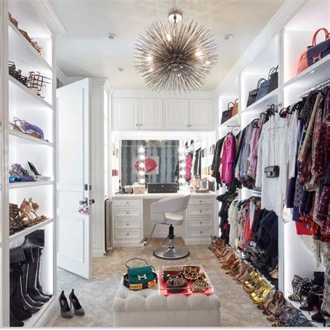 Dreamy Closet Filled With Treasures Accompanied With Make Up And Hair