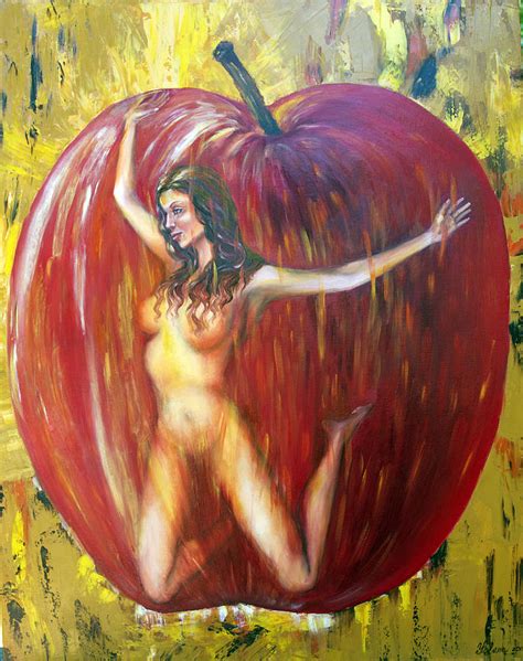Apple Painting By Yelena Rubin Fine Art America