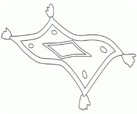 Aladdin Magic Carpet Coloring Pages For Kids #b1R : Printable Aladin