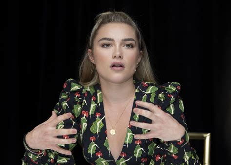 FLORENCE PUGH at Little Women Press Conference in Beverly Hills 10/28/2019 - HawtCelebs