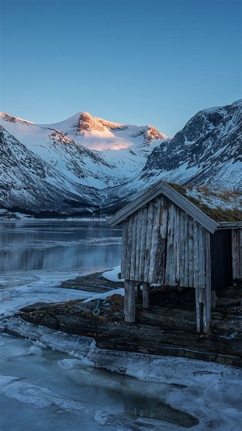 Beautiful Winter Landscape From Norway Wallpaper Backiee