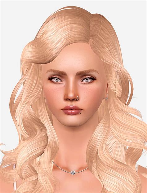Cazy`s Last Call Hairstyle Retextured By Momo For Sims 3 Sims Hairs