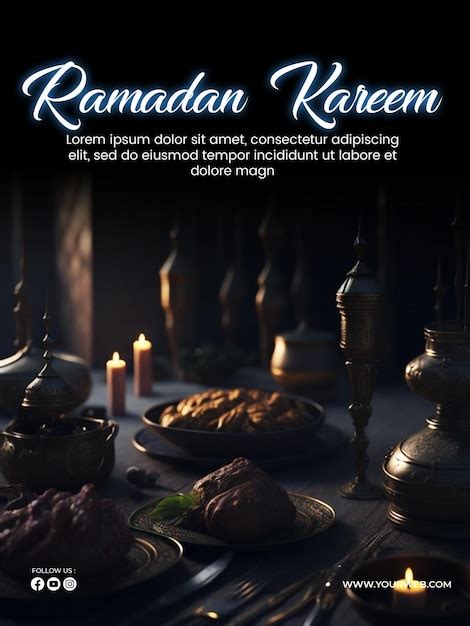 Premium Psd Ramadan Kareem Psd Template