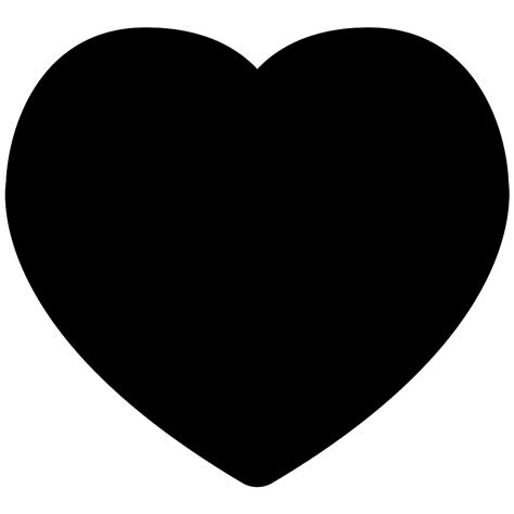Heart Black Shape Svg Png Icon Free Download 34826 Onlinewebfontscom