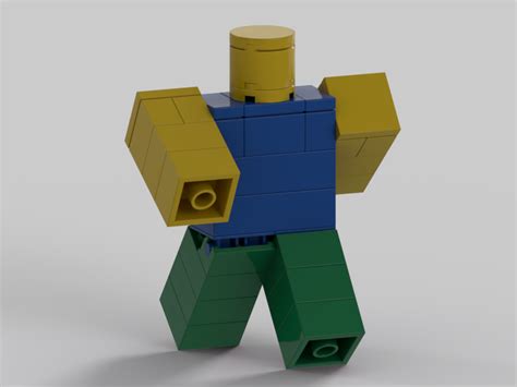 Lego Moc Roblox Noob Avatar By Charzboi Rebrickable Build With Lego
