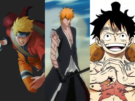 Naruto Ichigo And Luffy Exchange Roles In Their Manga Anime Battles
