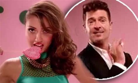 Aussie Model Shannon Lawson Dances In Robin Thickes New Music Video At