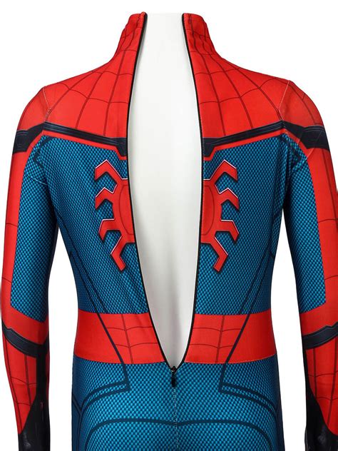 Marvel Comics Spider Man Homecoming Kid Cosplay Costume Lycra Spandex
