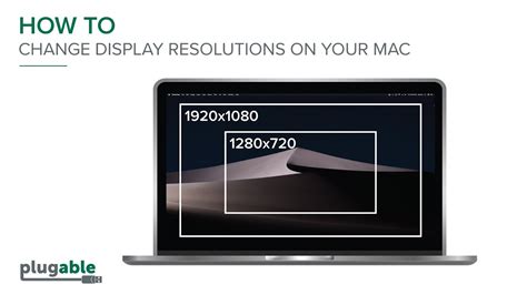 How To Change Display Resolutions On Your Mac Youtube