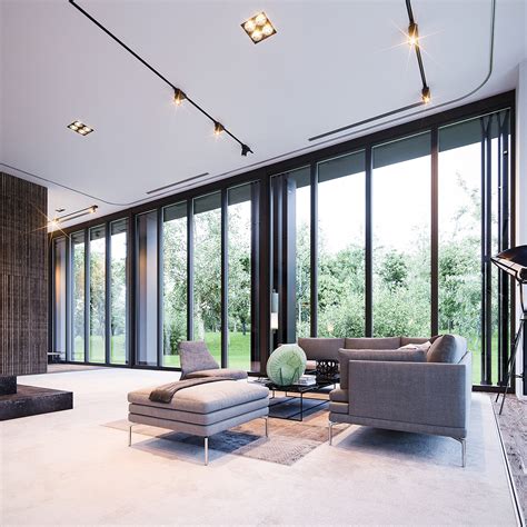 When dealing with a professional window treatment company like shades by design, roller shades can be custom created to correspond with your windows width and height to create a perfect. 3 Natural Interior Concepts With Floor-To-Ceiling Windows