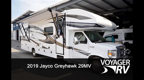 2019 Jayco Greyhawk 29mv Class C Motorhome Video Tour Voyager Rv