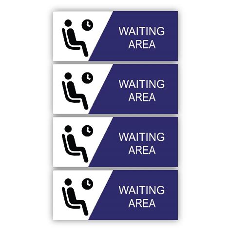 Sign Ever Waiting Area Sign Sticker For Hospital Clinic Office Wall