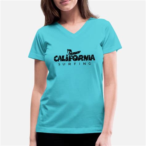 Shop California Surf T Shirts Online Spreadshirt