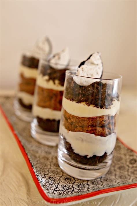 Many desserts are high in calories, saturated fats, sugary carbs, and low in nutritious properties, which makes them. Dessert In A Shot Glass: Layered Oreo Cheesecake Chocolate ...