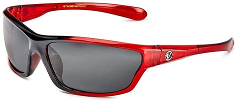 Buy Nitrogen Polarized Wrap Around Sport Sunglasses Red At