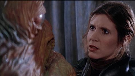Carrie Fisher S Time With Jabba In Return Of The Jedi Was Even Grosser