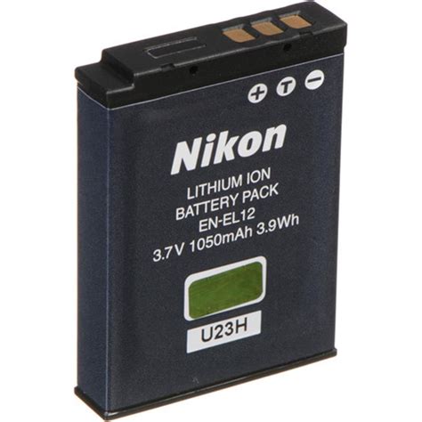Nikon En El12 Rechargeable Lithium Ion Battery 37v 1050mah