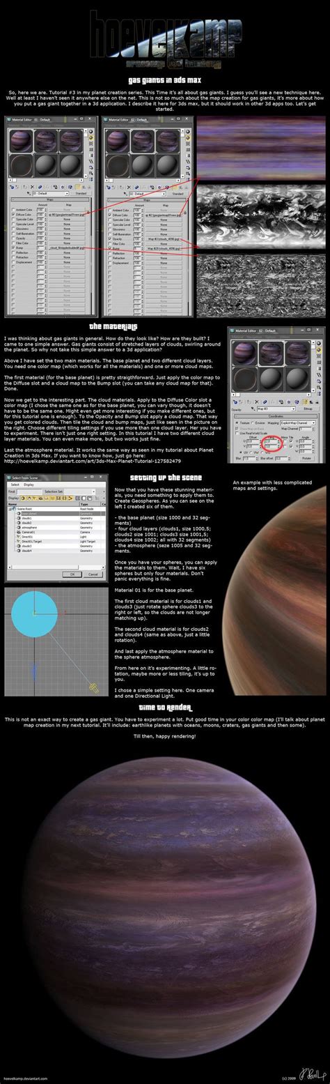 3ds Max Gas Giant Tutorial By Hoevelkamp 3ds Max Gas Giant Tutorial