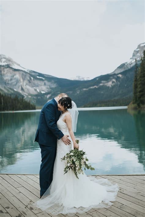 Emerald Lake Lodge Intimate Wedding Spring Mountain Wedding