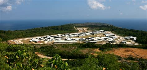 Christmas island, island in the indian ocean administered as an external territory of australia. File:Christmas Island Immigration Detention Centre.jpg ...