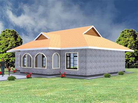 Three Bedroom House Plans In Kenya Hpd Consult