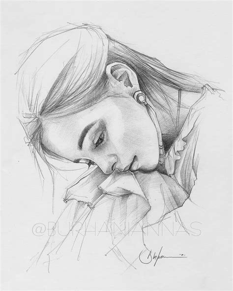 Pencil Drawings And Complex Emotions Emotional Drawings Line Art